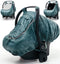 SA ACCESSORIES Universal Fit Car Seat Covers for Babies, Waterproof Infant Cover with Storage Bag, Green Snake