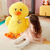 IKASA Large Duck Stuffed Animals, 19" Cute Jumbo Fluffy Plush Toy, Gifts for Kids (Yellow)