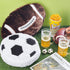Fluffy Stuffed Sports Throw Pillows, 4 Pcs Soccer Ball, Basketball, Baseball, Football Plush Toy Cushions