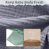 GUNTAIL 2 Pack 41 41 inches Muslin Swaddle Blankets for Newborn, Breathable Soft Receiving Blanket, Large x Swaddle