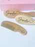 Set Set| Personalized Wooden Baby Brush | Wooden Baby Brush and Comb Personalized Baby Gift | Personalized Baby Gift