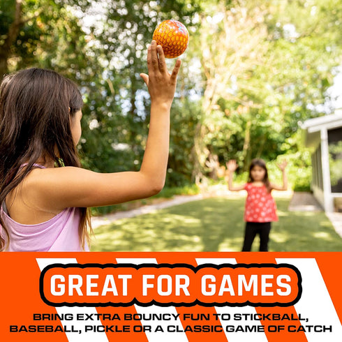 NERF Super High Bounce Ball - 2 Balls Included, Durable and Lightweight for Indoor and Outdoor Fun