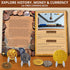 16+ 6+ PIBEX Pirate Treasure Coins Dig Kit Dig & Collect Ancient Metal Coin Replicas, Fools Gold & Pirate Charms STEM