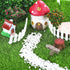 36 6 6 Inches Elcoho Pieces Fake Grass for Crafts Fairy Garden x Artificial Garden Grass for Miniature Ornament