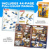 2-in-1 2 8+ 12+ Thames & Kosmos TrainBots: STEAM Maker Kit | Build Steampunk Robots w/LED Lights | Explore Robots