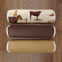 Country 3 Pack Set Sweet Jojo Designs Western Cowboy Baby Boy Absorbent Burp Cloths for Infant Newborn - Red Blue Tan