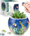 3D Puzzle Planter 80 Pieces - Flower Pot for Bird of Paradise, Home Decor for Indoor Cactus and Succulents