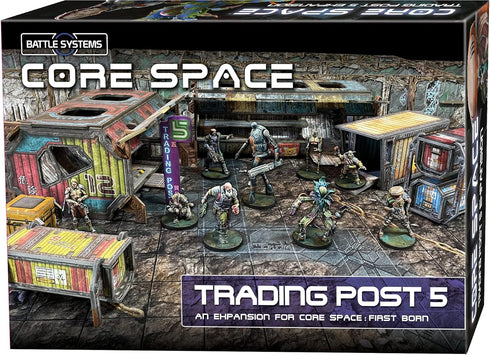 Battle Systems BSGCSE014 Core Space First Born Expansion - Trading Post 5-28mm Miniatures Board Game