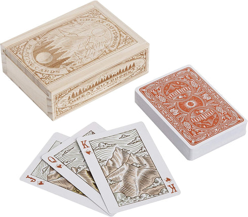 Chronicle Books Great Outdoors Playing Cards - Illustrated Playing Cards for Adults and Children