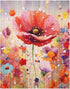 Tucocoo Red Poppy Jigsaw Puzzle, 1000 Pieces for Adults, Beautiful Blossom Flowers for Family Activity Games, 20 x 27