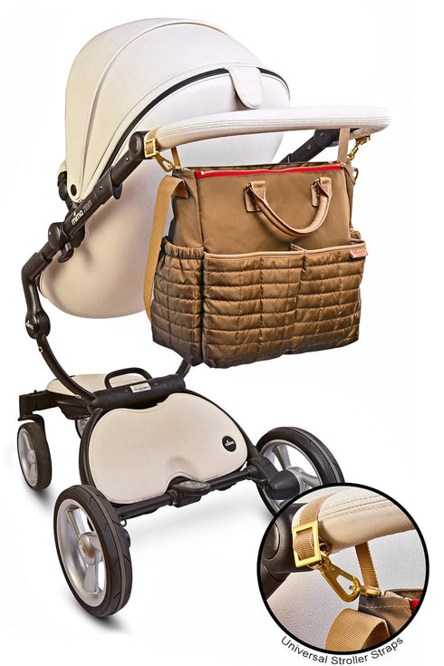 maman Designer Diaper Bag with Changing Pad