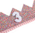 Rainbow Crown for 3rd Birthday Party, Glitter Birthday Crown, Birthday Hats for Kids, Baby's Birthday Photo Props