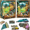 Roroom Book Nook Kit, DIY Miniature House Kit with Dust Cover, Mini