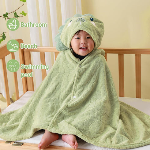 2-Pack 27.5"X55" Toddler Towels Hooded Kids Bath Towel Unisex Toallas para Bebe Thick Ultra Absorbent Soft Baby Towels