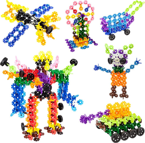 PicassoTiles Building Chips Construction Block 800 Pieces Creative Interlocking Disc Block Toy