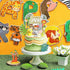 Clabby 2 Pieces Happy Birthday Banner Cupcake Topper Safari Animals Jungle Theme Party Supplies Baby Shower Decorations