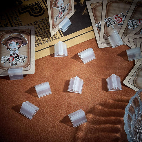 48 Pieces Clear Game Card Stands Holders for DIY Board Game Party Favor