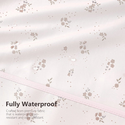2 Pack Susurration Feeding Bibs Long Sleeve (Pink Flower)