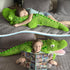 51 inch 4ft Tezituor Giant Alligator Stuffed Animals, Hugging Large Alligator Plush Body Pillow for Girls Boys, Soft