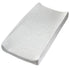 HonestBaby Girls Organic Cotton Changing Pad Cover, Light Gray Heather, One Size