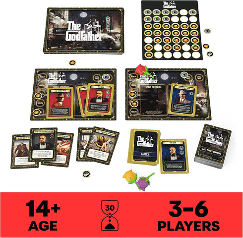 The Godfather Last Family Standing Board Game - Fun Family Party Game for Adults and Kids Ages 14 and Up