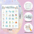 Baby Boy Bingo Cards, Blue Baby Shower Game for 24 Players, Gender Reveal Party Games for Family Friends Activities, Holiday Party Favors Supplies Decorations(03)
