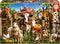 Educa - Farmyard Buddies 500 Piece Jigsaw Puzzle, Glue Included, Completed Image 18.9" x 13.4", Ages 14+