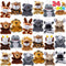 JOYIN 24 Pcs Mini Safari Animal Plush Toys (24 Units 3" Each),