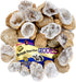 DANCING BEAR 25 Break Your Own Geodes, (Medium 1-1.5") 90% Hollow, Crack Open & Discover Amazing Surprise Crystals Inside! Educational Info and Instructions Included, Fun Party Favors & Prizes