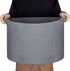 Blanket Basket 20"x 20"x 13" Cotton Rope Basket for Living Room, Baby Toy Storage, Large Woven Laundry Basket, Gray