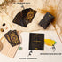 78 Set SUGEYA Tarot Cards with Guide Book, Black Tarot Deck Gift with Tarot Cloth, Chakra Stones and More, Tarot Cards