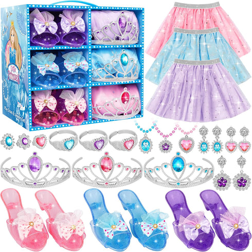 LJZJ Princess Dress Up Toys & Jewelry Boutique, Girls Role Play Gift