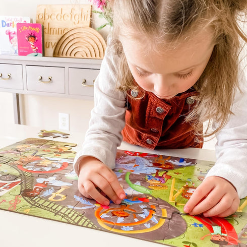 Little Likes Kids - Splash Park Jumbo Puzzle, 48 Pieces, Beginner Jigsaw Floor Puzzle for Preschoolers Age 4-8