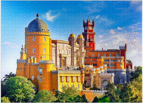 MyPuzzle Premium 1000 Piece Jigsaw Puzzle Palácio Nacional Da Pena in Sintra Lisbon Portugal