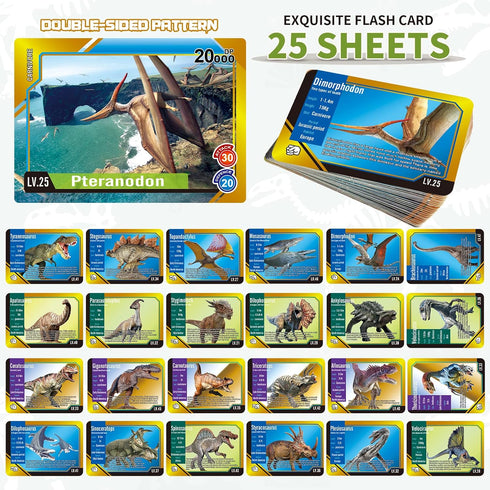 3-5 5-7 45 Oriate Dinosaur Toys w/Large Play Mat, Realistic Mosasaurus Figures Plastic Toys for Kids Including T-Rex