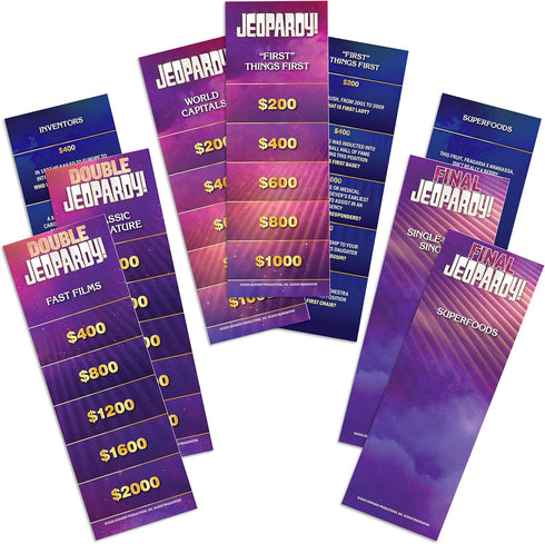 Jeopardy! Fast-Moving Game of Questions and Answers for Home Entertainment with Friends and Family