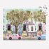 Galison Spring Terrace – 1000 Piece Joy Laforme Puzzle Featuring a Magnolia Neighborhood Day in Spring