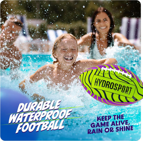 Water Football for Pool, Beach, and Lake, Waterproof Sports Toy for Kids Ages 8-12 for Family Games