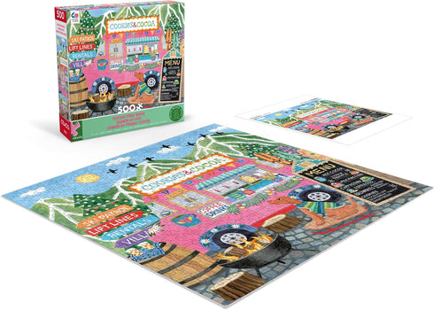 Ceaco - Food Trucks - Festive Food Truck II, 500 Piece Jigsaw Puzzle