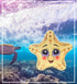DolliBu Yellow Starfish Stuffed Animal, 5.5 Inch Plush Toy, Huggable Cuddle Gift for Kids and Toddlers.