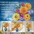 Asoulin Set 1065PCS Flower Bouquet Building Blocks with Vase, Mothers Day Mom Grandma Gifts, Artificial Sunflower