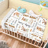 Novusopt Monogrammed Personalized Baby Blanket for Boys Cow Receiving Blanket Customized Soft Flannel