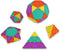 3D Building Set for Learning Math - 32-pc, Made in USA, Includes Many Online Activities (Pentagon/Triangle)