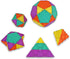 3D Building Set for Learning Math - 32-pc, Made in USA, Includes Many Online Activities (Pentagon/Triangle)