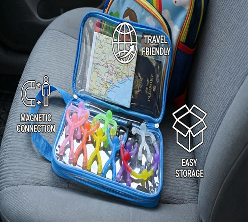 20-Pack Set 3-12 MAGMEN Magnetic Toy Figures | Mixed Colors | Best Value Family | Neodymium Magnets | Screen-Free STEM