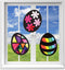 VHALE Suncatchers Craft 3 Sets (9 Cutouts) with Tissue Papers for Kids Party Favors and Creative Art Projects