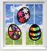 VHALE Suncatchers Craft 3 Sets (9 Cutouts) with Tissue Papers for Kids Party Favors and Creative Art Projects