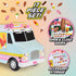 12 16 3+ Maxx Action Ice Cream Food Truck, Lights and Sound, Includes Pieces with Miniature Food, Imaginative Food Play