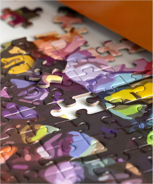 Tree of Life 1000 Piece Jigsaw Puzzle for Adults - Colorful Stained Glass Design