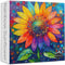 PICKFORU Sunflower Puzzles for Adults 1000 Pieces, Impossible Rainbow Flower Jigsaw Puzzles, Colorful